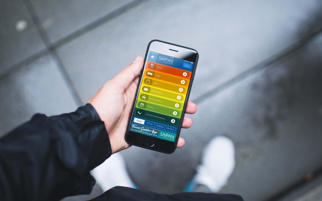 Saipan Travel Guide App Design