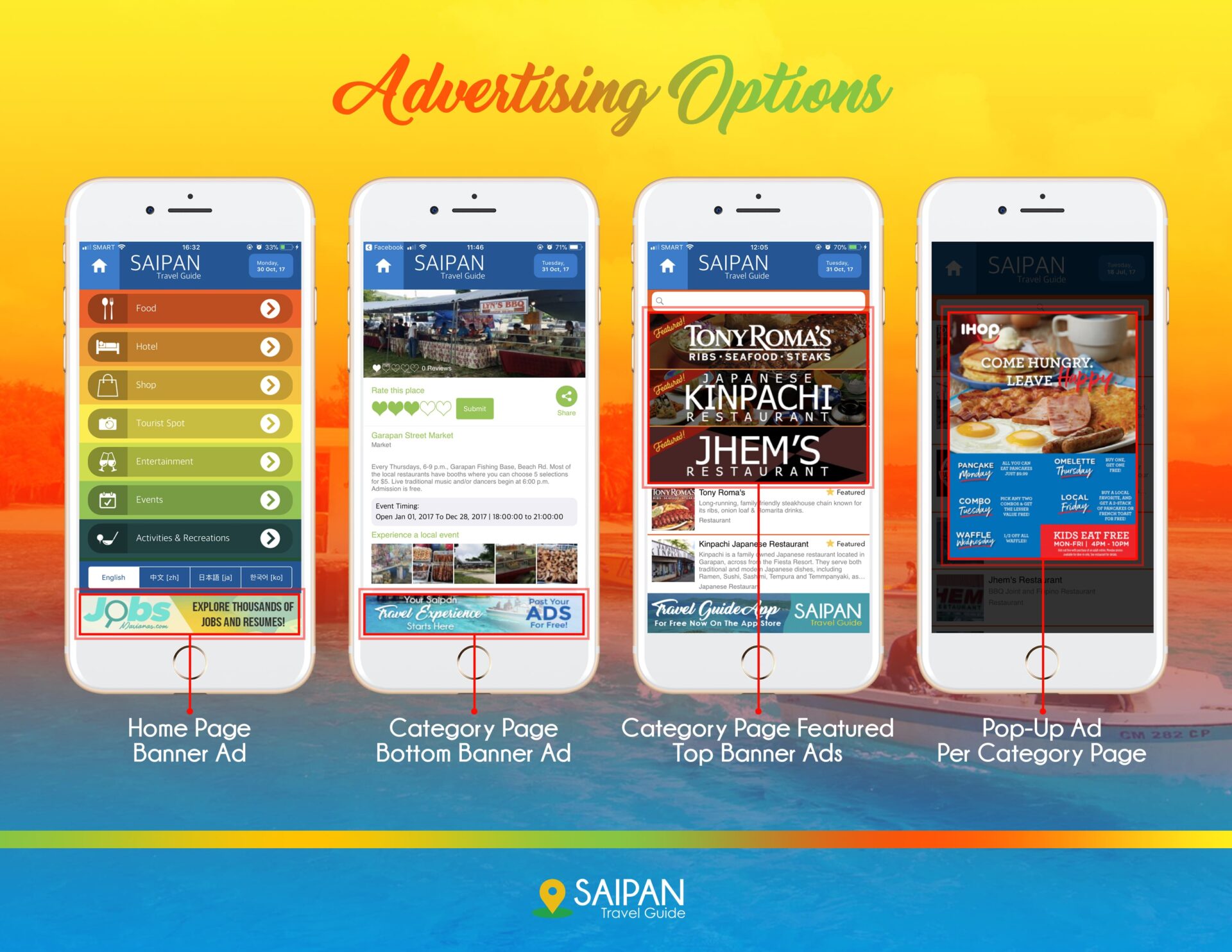 Desktop view of Aqua Resort Club Saipan Web Design